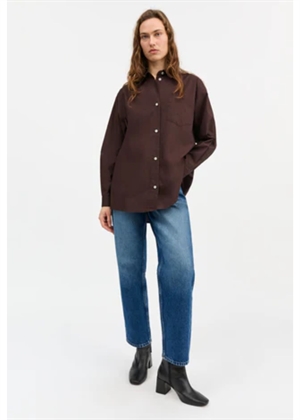 Edgar skjorte Dark Brown Skall Studio 